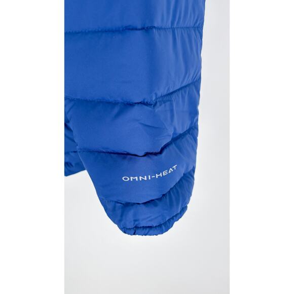 Columbia Mens Slope Edge II Hooded Zip Jacket Size XL Mountain Blue New Puffer - Picture 5 of 10